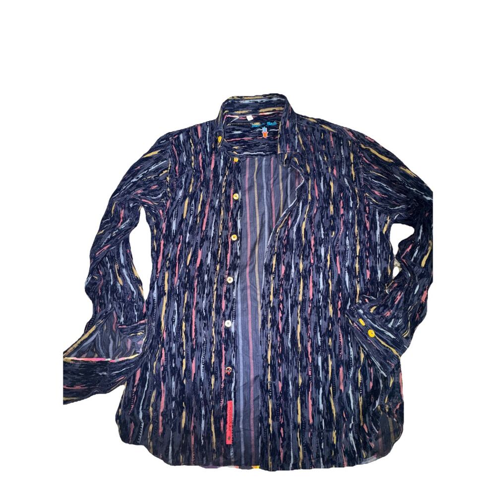 Men’s Retro Aztec Button Up Viscotti Black Small Button Up Rodeo Shirt (o30)